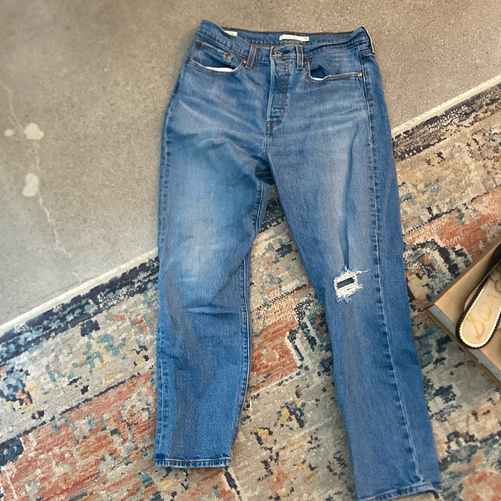 Levi’s, wedgie straight. Size 30